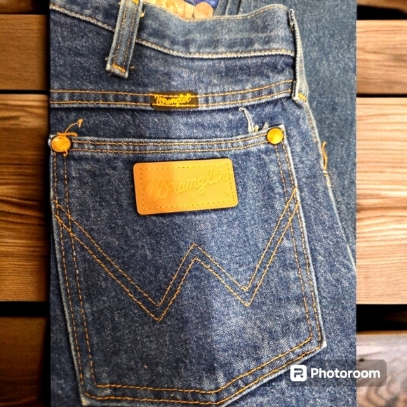 Stylish Vintage Blue Denim Wrangler Jeans - Excellent Condition Size 34*30 - Picture 10 of 12